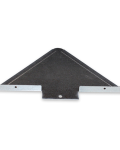 Anti-roost metal sheet 250mm x 190mm above crossbeam Step